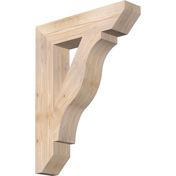 Ekena Millwork Funston Slat Smooth Bracket, Douglas Fir, 5 1/2"W x 26"D x 34"H BKT06X26X34FST06SDF - main